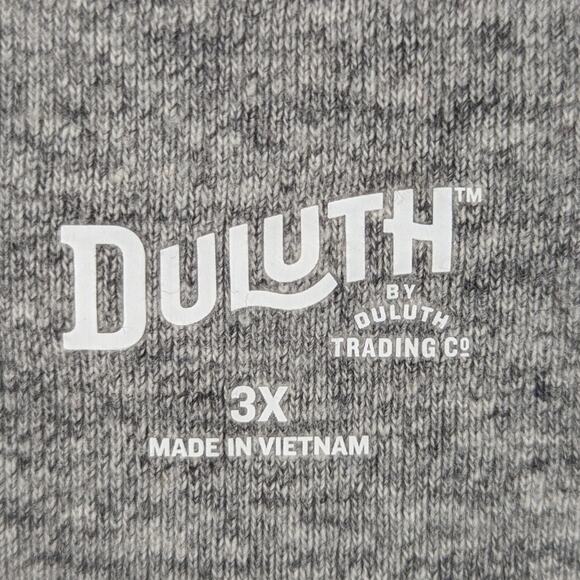 Duluth Trading Co 3X Gray Short Sleeve T-Shirt Men’s Cotton Workwear Heavyweight - Picture 2 of 4